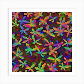 Rainbow Butterflies Art Print