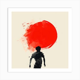 Red Sun 4 Art Print