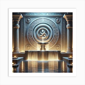 Cascade Sovereignty Temple Features Art Print