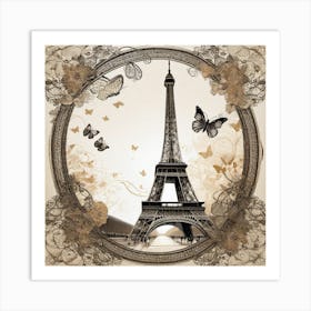 Paris Eiffel Tower 102 Art Print