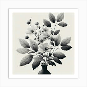 Flowers In A Vase Art Print