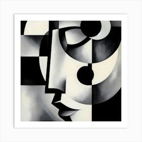 Abstract Woman Painting 4 Art Print