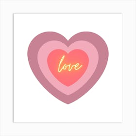 Love love Art Print