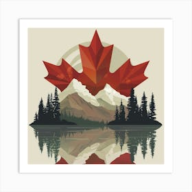 Canadian Maple Leaf Art Print