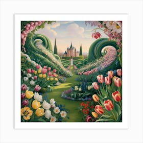 Tulip Garden 15 Art Print