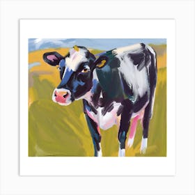 Holstein Cow 01 Art Print