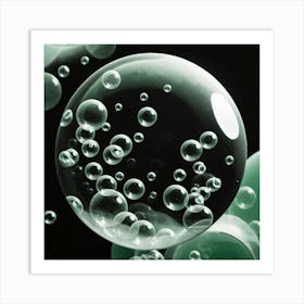 Bubbles Stock Videos & Royalty-Free Footage Art Print