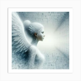 Angel With Wings 12 Art Print