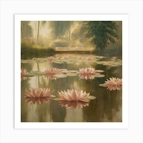 Water Lilies Art Print