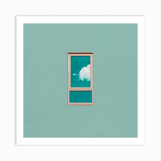 Pay More Attention To The Sky 2 Square Art Print