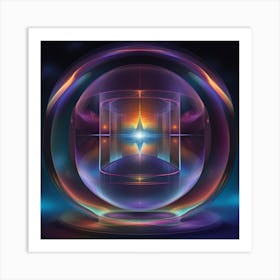 Sphere Of Light Art Print