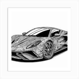 Mclaren Gt1 Art Print