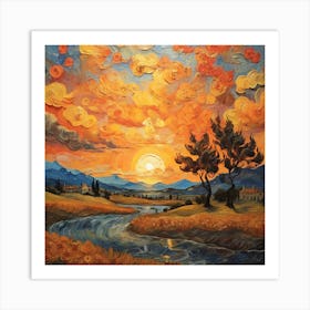 Sunset 1 Art Print