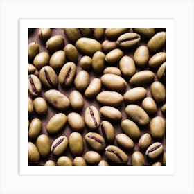 Green Coffee Beans 2 Art Print