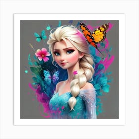 Frozen Elsa 2 Art Print