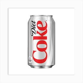 Diet Coke Diet Cola Soda 2 Art Print