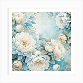 Peonies 25 Art Print