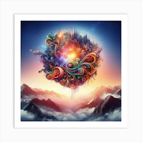 Creative Cloud Art Print