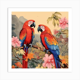 Bird In Nature Macaw 2 Art Print