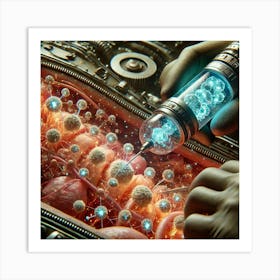 New Advanced Medical Nanotech Art Print