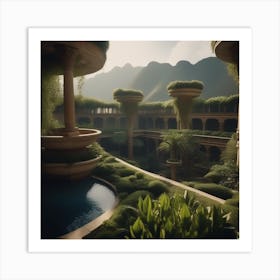 Gardens of the Babylon 02 Art Print