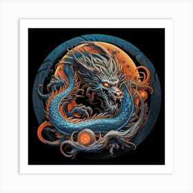 Chinese Dragon Art Print