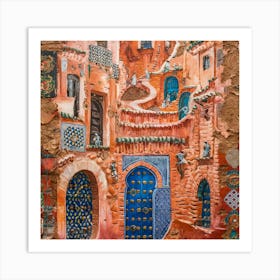 Moroccan Village Art Print