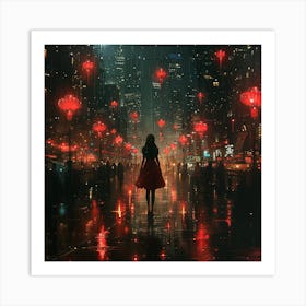 Chinese Lanterns Art Print