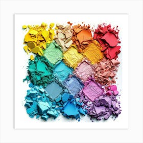 Colorful Eyeshadow Palette 3 Art Print