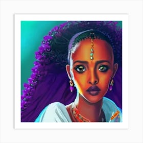 Ethiopian Beauty Art Print