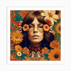 Flower Girl Art Print