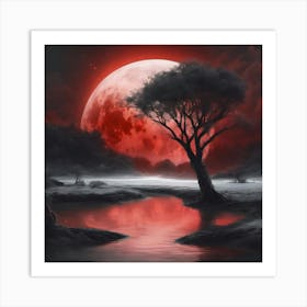 Full Moon 1 Art Print