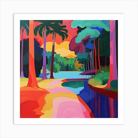 Abstract Park Collection Ibirapuera Park Recife Brazil 2 Art Print