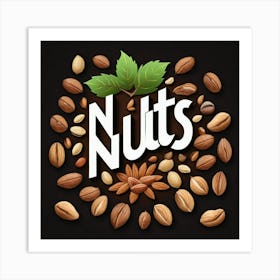 Nuts As A Logo (30) Art Print
