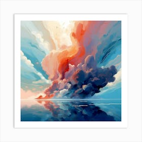 Atmospheric Abstraction 1 Art Print