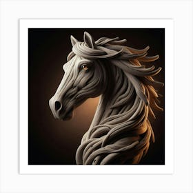 Horse Head Art Print