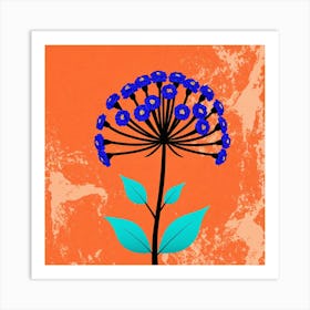 Blue Flower 1 Art Print