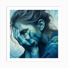 'Blue' Art Print