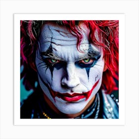 Joker In Your Nightmare Macro Photography Art Print