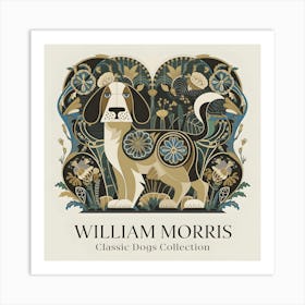 William Morris Classic Dogs Collection 2 Art Print