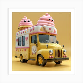 Ice Cream Truck 4 Art Print