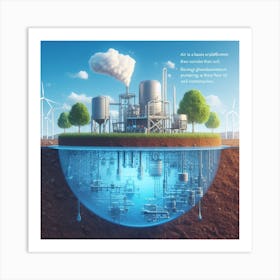 Industrial Landscape Art Print