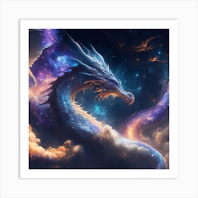 Dragon In The Sky 1 Art Print