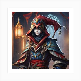 Jester mage Art Print