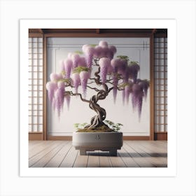 Bonsai Wisteria 3 Art Print