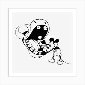 Mickey Mouth Art Print