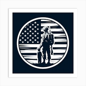 Soldier And Child Art Print