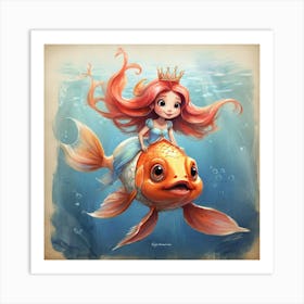 Mermaid 7 Art Print