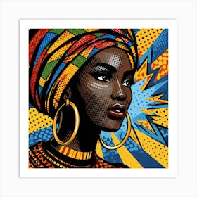 Chidinma Pop African Woman  Art Print