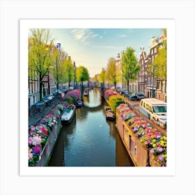 Amsterdam Canal 2 Art Print